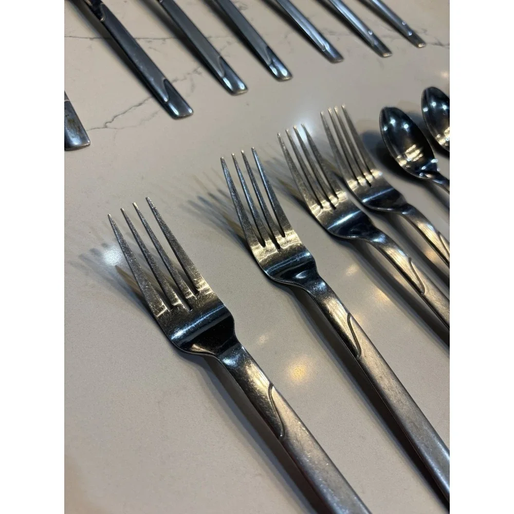 Cambridge Stainless Flatware Silverware Vintage MISC 21 Pieces